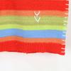 Dopamine Rainbow Striped Knit Sleeveless Vest - Korean Style Women's Summer Tank Top, Hong Kong Trendy Outerwear.