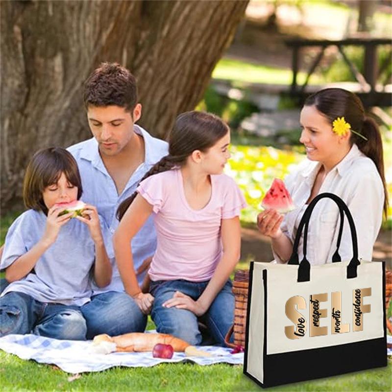 Eco-Friendly Large Canvas Travel Tote for Women