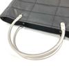 CHANEL Metal Handle Chocolate Bar Bag Tote Bag Hand Bag Nylon gray