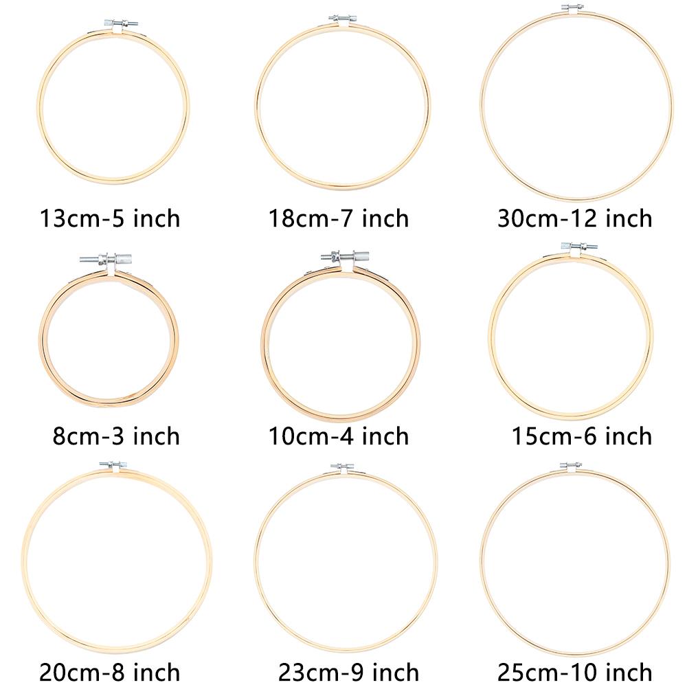 8/10/13/15/18/30cm Stickrahmen DIY Handarbeit Kreuzstichmaschine Bambusrahmen Ring Runde Schlaufe Hand Haushalts Nähwerkzeuge