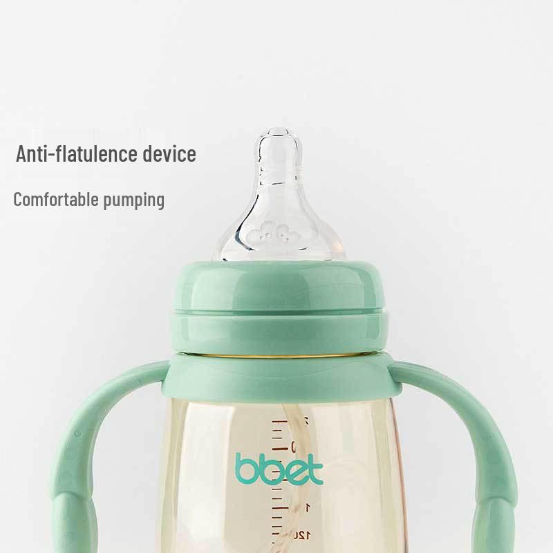 Biberon mare PPSU rezistent la căderi cu pai pentru nou-născuți și copii mici (1-3+ Ani)