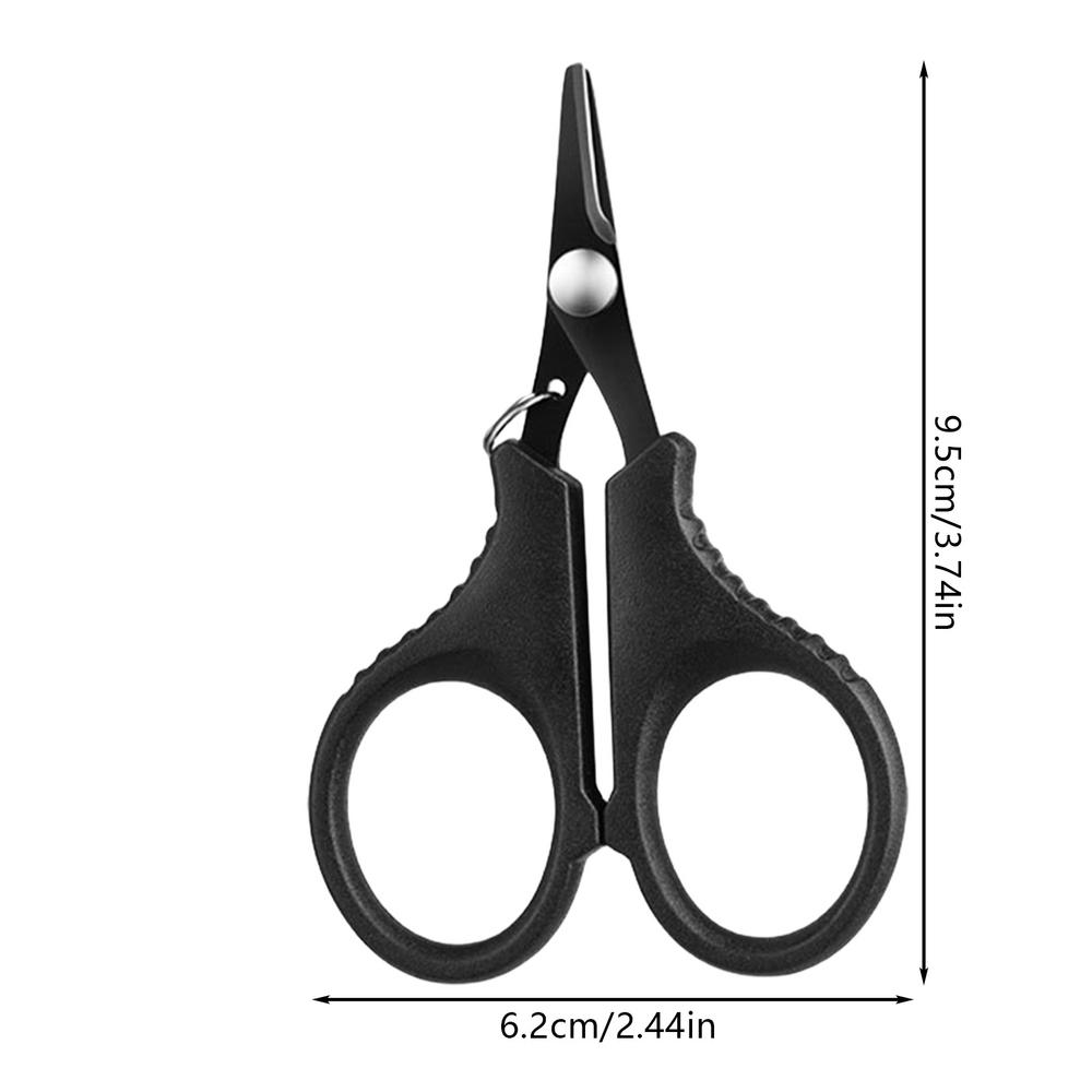 

Рыболовные ножницы из нержавеющей стали, переносные ножницы, плоскогубцы, режущие лески из полиэтилена, плетеные лески, резак для лесок, инструменты для ловли карпа, аксессуары чёрный