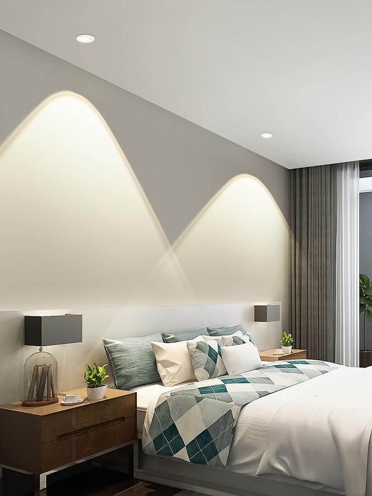 Dimmable Led Downlight Recessed Ceiling Lamp Embedded Spotlight Aluminum COB Light 5W7W10W12W AC90-260V  Home Office Store