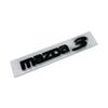 Plastic Car Front Trunk Emblem for Mazda 3 Logo Steering Wheel Badge 3D Body Replaced Sticker Rear Tail Refitting Decoration