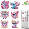 6pcs/Set Stitch Angel Series Diamond Painting Magnets for Refrigerator Diamond Art Fridge Magnets for Adults Diamond Art Refrigerator Magnets Kits