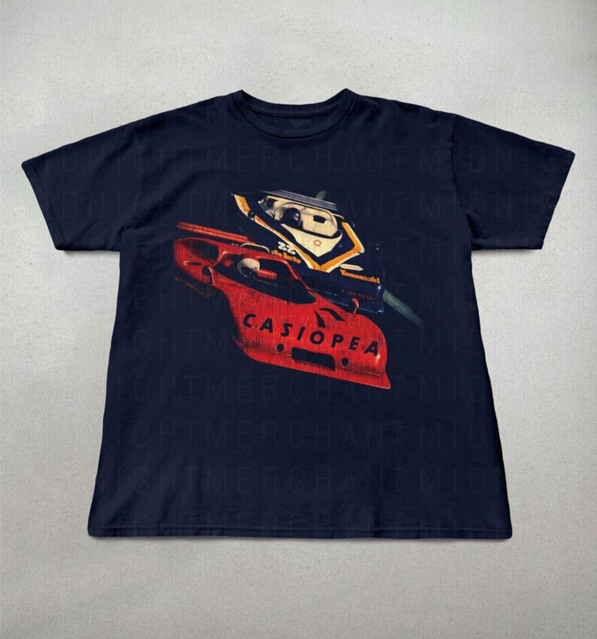 Casiopeia T Shirt Japanese Jazz Fusion Style Tee Japanese Band Shirt Jazz Graphic Tee Car Print Fashion Distressed T Shirt S