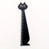 2Pcs 15cm Scale Ruler Creative Cartoon Ruler Cat Wooden Ruler Student Stationery Straight Ruler Office School Supplies