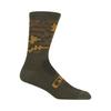 Japanese GIRO SEASONAL MERINO WOOL Cycling Size Small Trail Green Merino Wool Socks for [Official Product] Men's Socks, (23.5-25cm), Camo. Breathable,