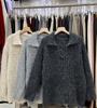 Korean Style Casual Slimming Long Sleeve Polo Pullover Sweater Coat 2026