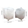 2×Head-Planter Silicone Mold Face Flower Pot Concrete Mold Face Statue Planter Mold Face Flower Vase Epoxy Casting Mold