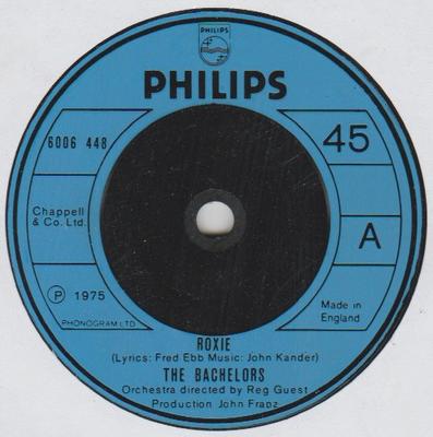 7inch Record BACHELORS - Roxie 6006448 Philips 1975 UK Pop Used