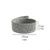2pcs Woven Storage Baskets Cotton Rope Bin for Baby Nursery Bathroom Bedroom Cosmetic Organizing X3UC