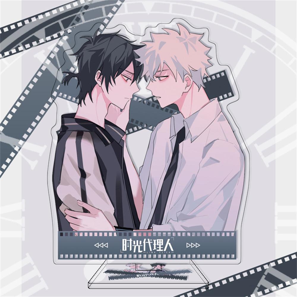 Hot Anime Link Click Acrylic Stand Model Figure Cosplay Plate Holder Topper Birthday Fans Christmas Desk Decor Plate Gift