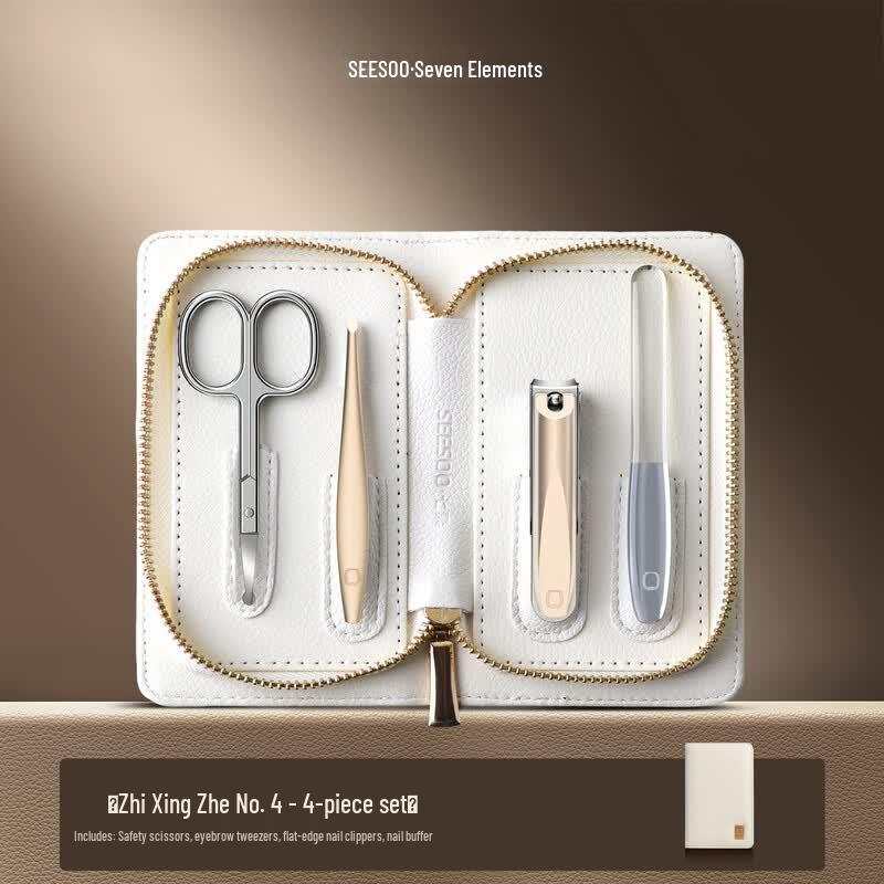 Seesoo Anti-Splash Nail Clipper Gift Set 4-piece