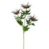 Eryngium 3-Head Artificial Flower for Wedding Decor and Home Arrangements