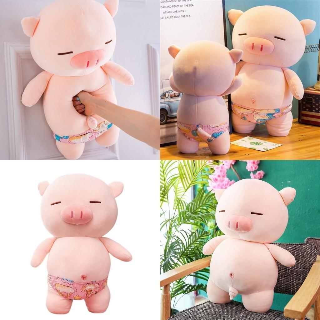 Soft And Squishy Plush Pig Toy Perfect Beach Companion For Girls Funny Gift Idea