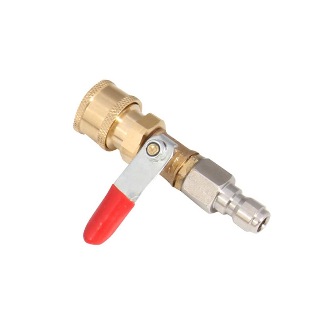 Adjustable Water Flow Valve Quick Connect Valve Pressure Washer Fitting 1 4 Quick-connect Valve Easy Maneuverability