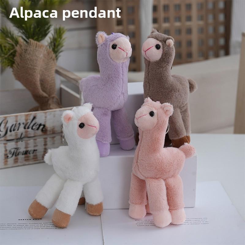 Cute Plush Alpaca Stuffed Toy With  Pp Cotton Material Soft Comfortable And