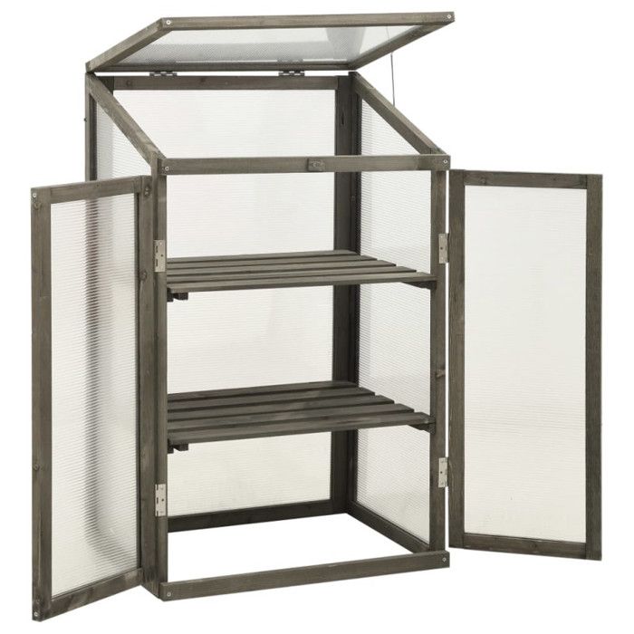 VidaXL Serre 60x45x100 cm Bois de sapin 314849