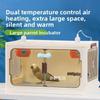 Parrot Brooder with Air Heating System Smart Constant Temperature Hand Rearing Incubator Winter Insulated Habitat for Young Bird