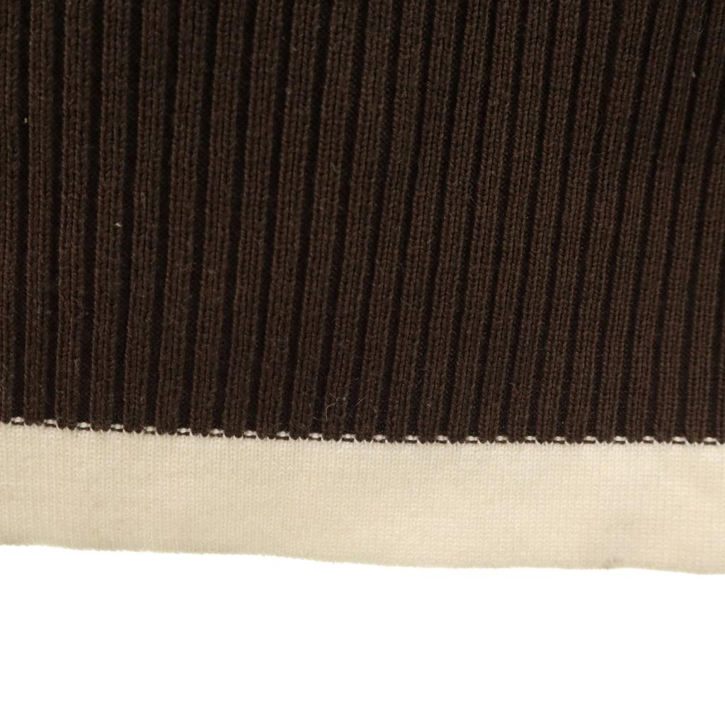 A+ TOKYO Made In Japan Long Sleeve Knit One Piece 1 Brown Women Used