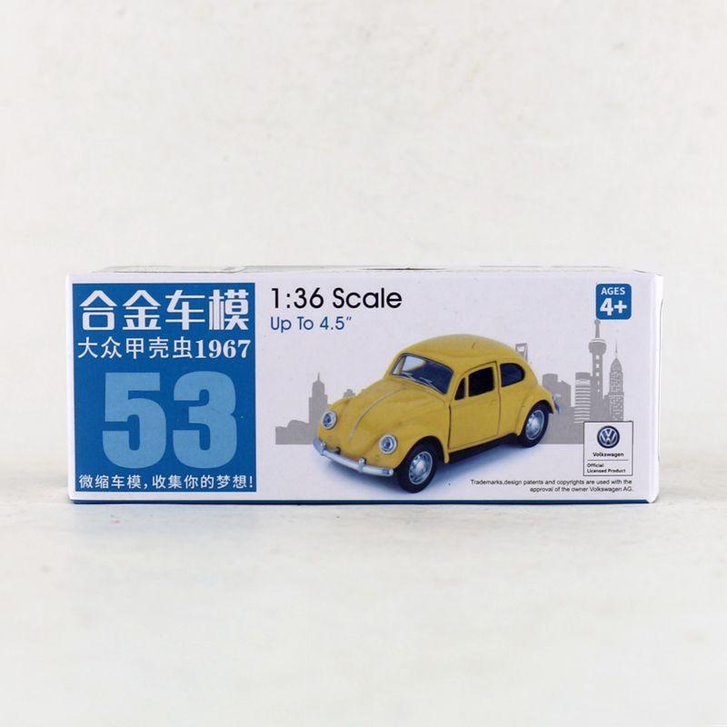 Car Model Alloy Classic Beetle Kids Toy With Inertia Control For Play