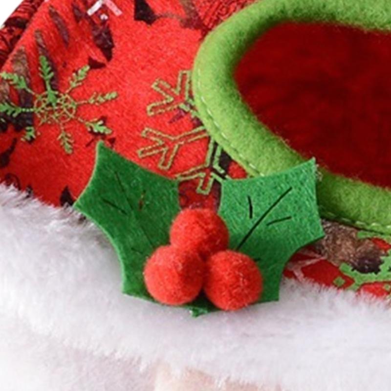 Foldable Festival Tissue Holder With Multiple Santa Patterns Durable Storage Solution For Seasonal Table Setting