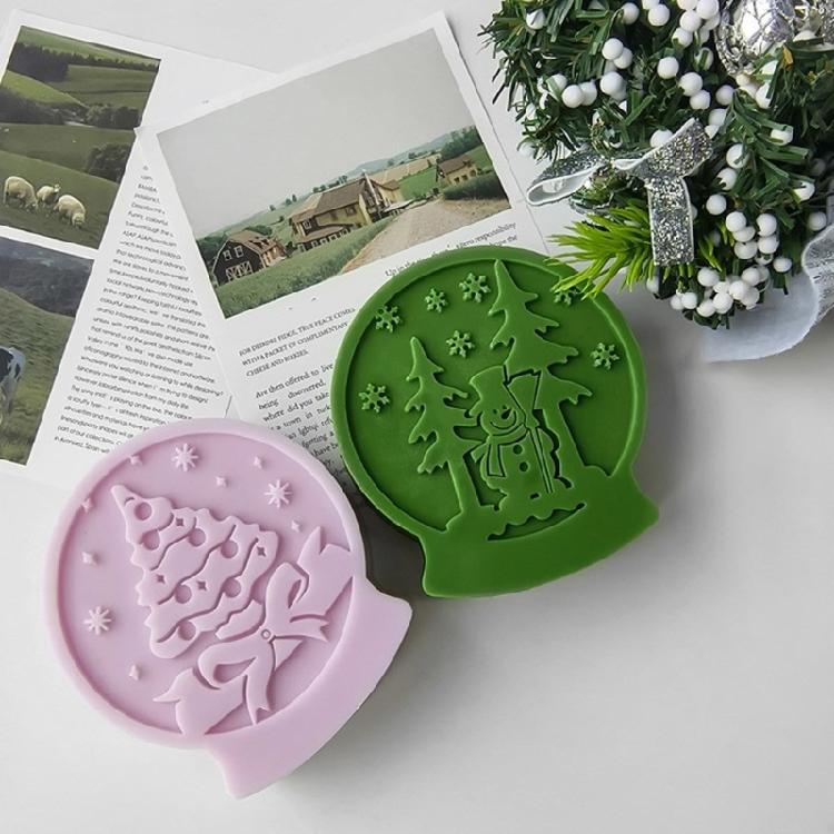 Easy to Demold Silicone Mold Crystal Slickball Shaped Molds for Artisanal Candle and Soap Crafting Jewelry Making Tool
