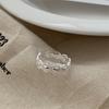 Sophisticated Heart Shaped Ring For Women Adjustable And Trendy Silver Plated Fashion Jewelry