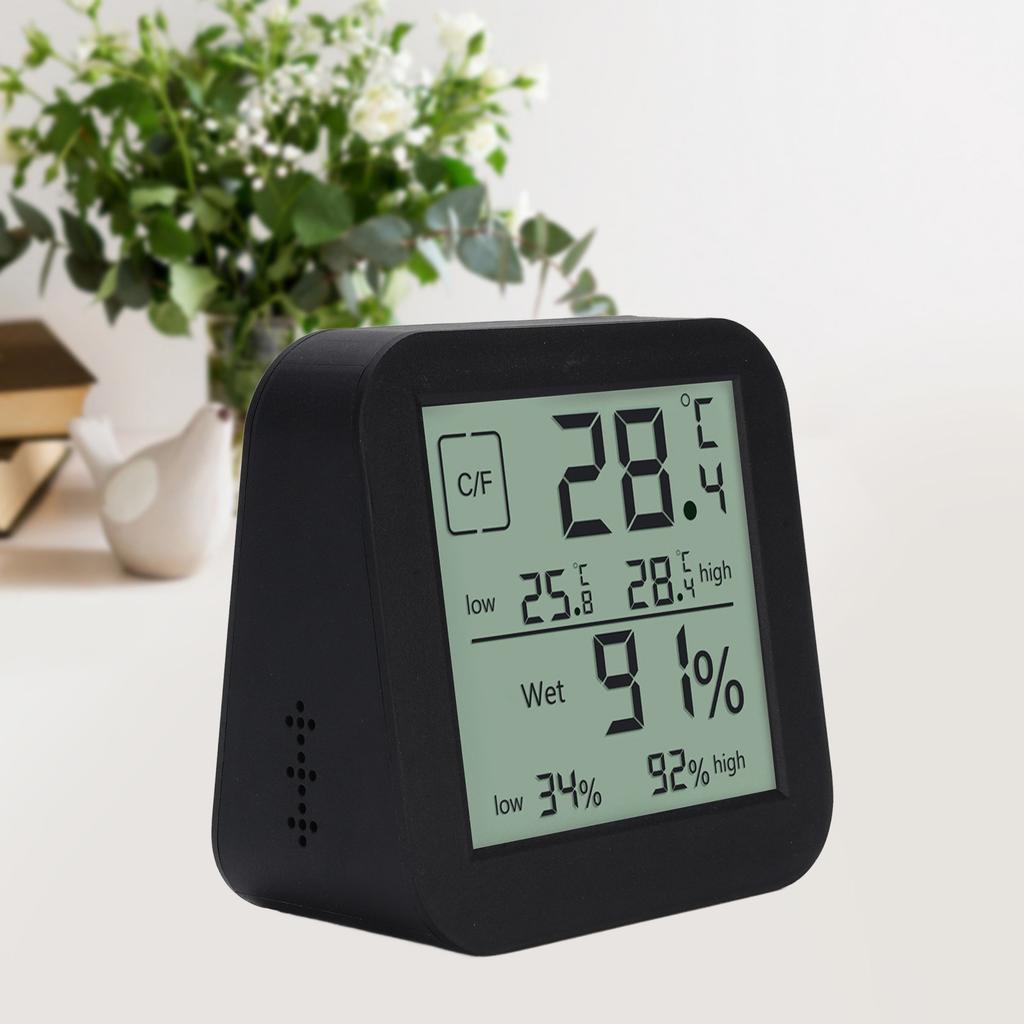 Thermometer Hygrometer Timer Double Sided LCD Backlight Temperature Humidity Gauge Meter for Kitchen