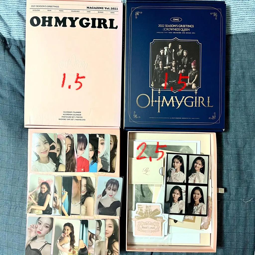 [Bulk Sale] Oh My Girl photocard album season's greetings Used