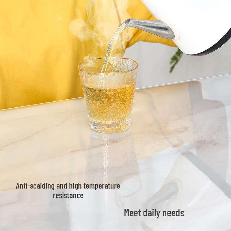 Transparante Zachte Glazen Tafelmat