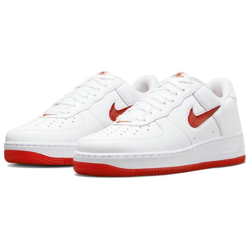 Nike Air Force 1 Low '07 Retro Månedens Farge Juvel Swoosh University Rød Sneakers FN5924-101