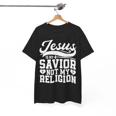 Put God First T-Shirt | Jesus Is My Savior Not My Religion | Faith-Based Shirt