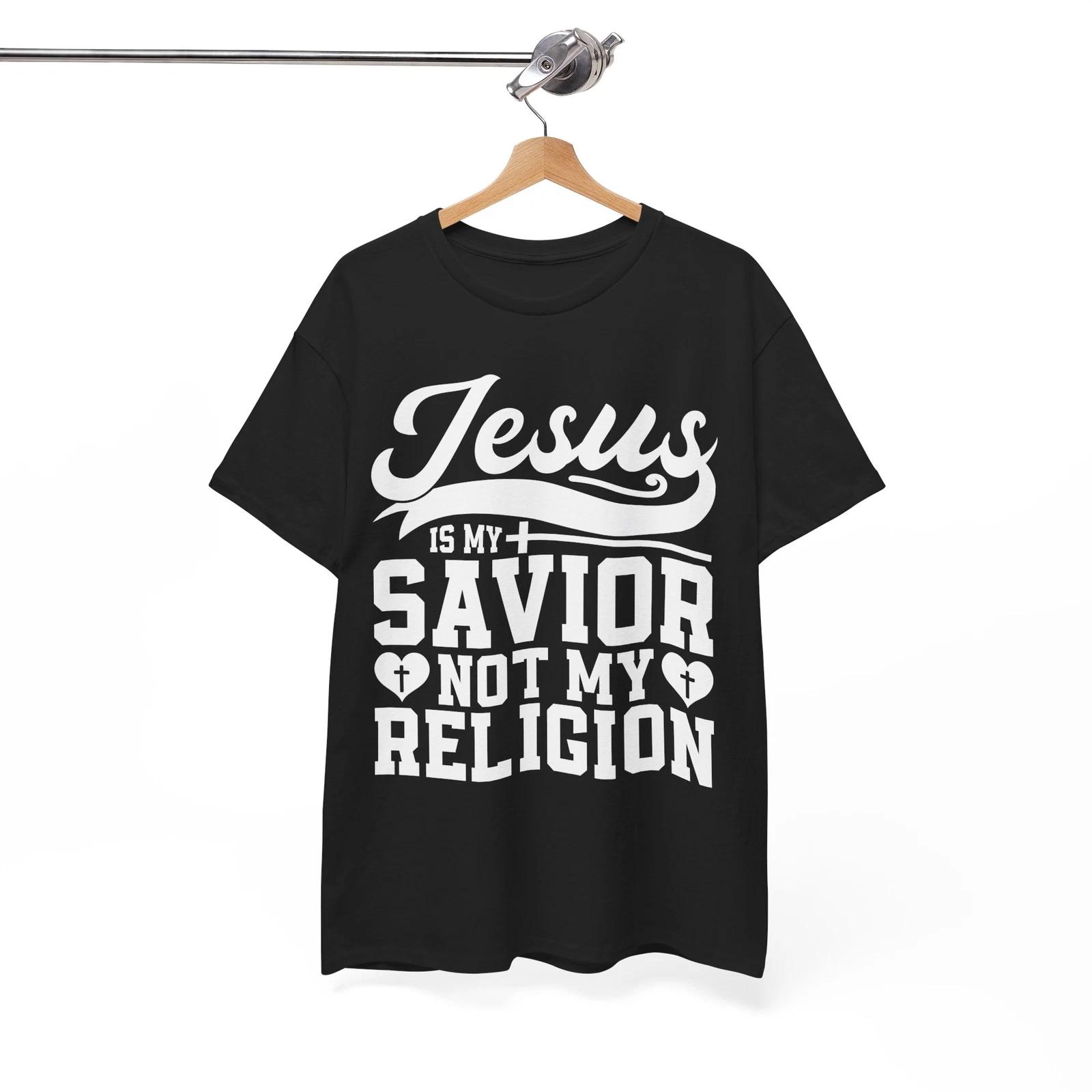 Put God First T-Shirt | Jesus is my savior not my religion | Faith-Based Shirt S