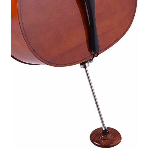 Twaxl Cello Endpin Rest Stopper Holder with Non-Slip Pad (Rosewood)