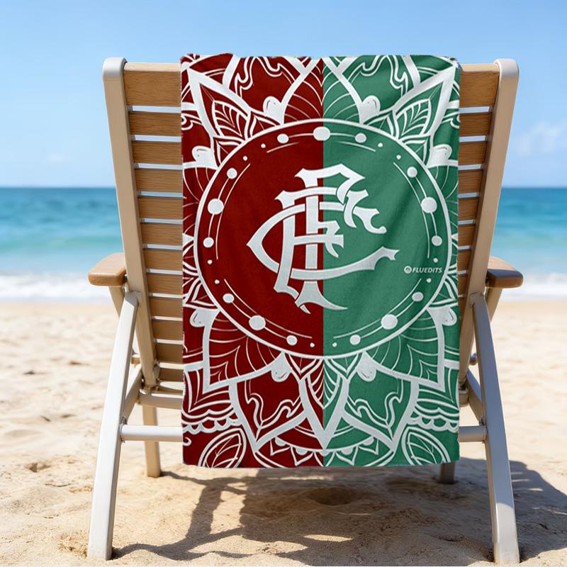 Flumi-nense Mandala Pattern Printed Beach Towel, Super Soft Microfiber, Perfect Gift Birthday, for Pool, Beach, Travel, for family and friends