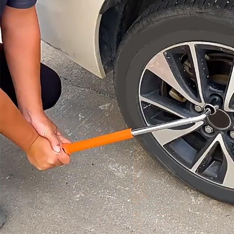 Multiple Size Extendable L Wrench Socket for Wheel Tires with Comfortable Grip Handle Auto Enthusiasts Car Maintenance