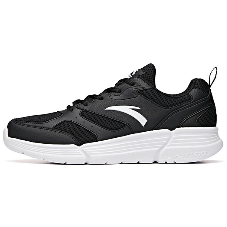 

New Anta Cushioning Anti-Slip Wear-Resistant Breathable Lightweight Rebound Low-Top Running Shoes Men s Black Casual 912025534R-3 40