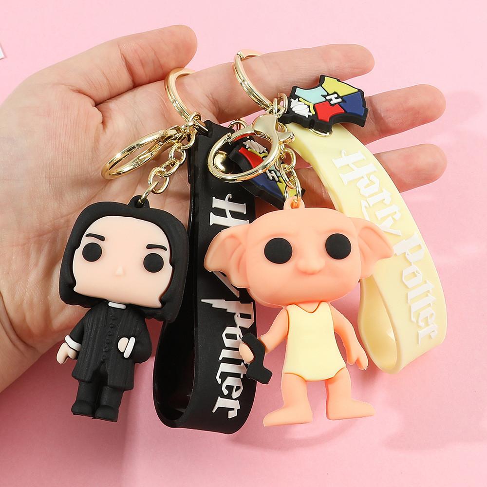 Charming Harry Potter Keychain Adorable Ron Hermione Voldemort Figurines