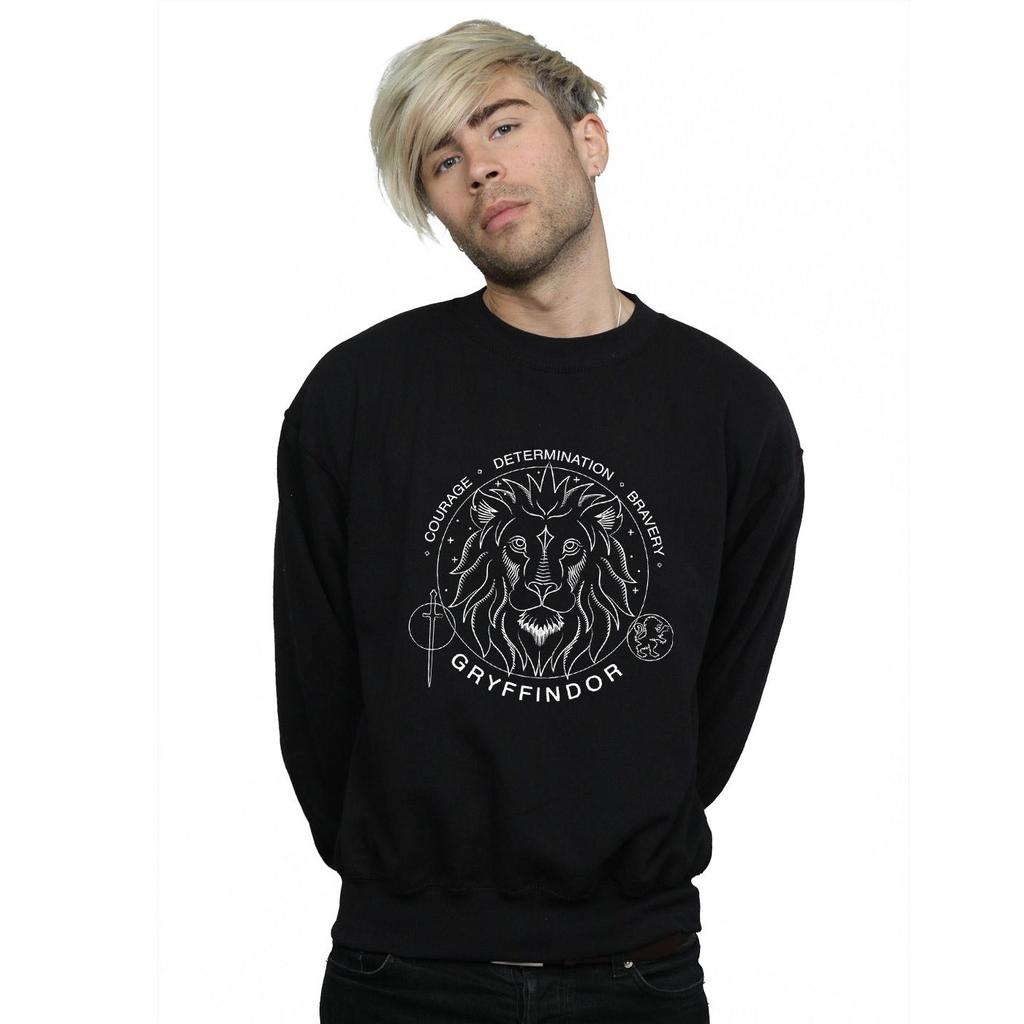 Harry Potter Mens Gryffindor Seal Sweatshirt