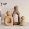 Resin Statue for Home Decor Family of Three Sculpture  Abstract Figurine  Modern Minimalist Sculpture Office TV Cabinet Entryway  Housewarming