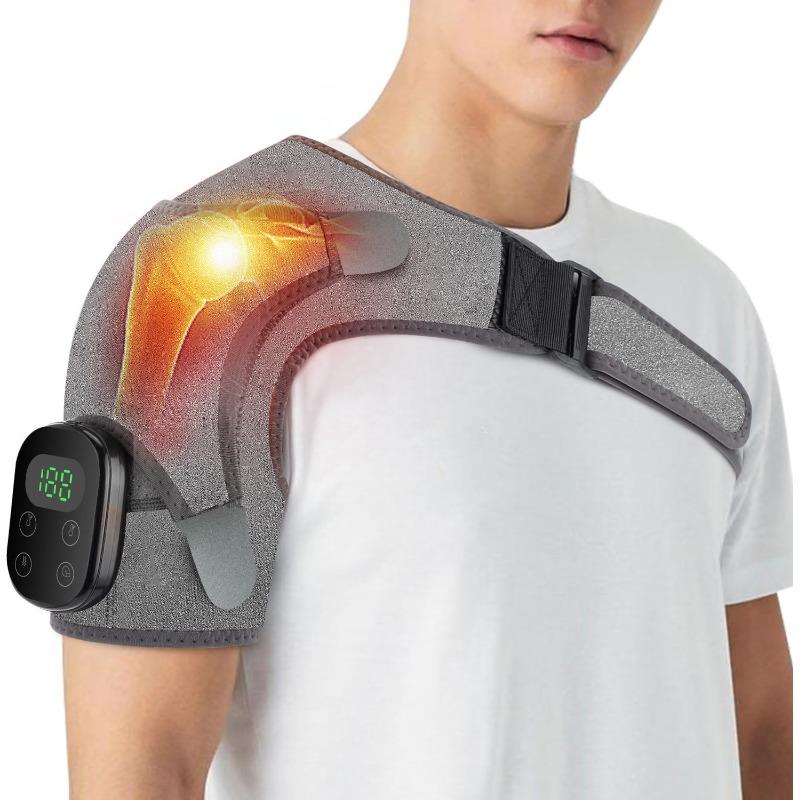 Electric Heating Massage Shoulder Pads Joint Shoulder Pads Vibration Hot Compress Red Light Physiotherapy Warm Sleep Shoulder Pads