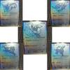 Pokemon Eeveelution ACG DIY Self Control Collect Signature Trading Flash Card Anime Cartoon Gift