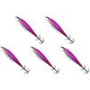 2-10PCS 5.5g Laser Luminous Floating Horizontal Wood Shrimp Lure Squid Jigging Shrimp Hook Octopus Cuttlefish Fishing Baits