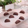10Pcs Wooden Table Number Stands Decorative Semicircle Wood Note Memo Photo Holder For Postcard Picture Note Memo Sheet Display