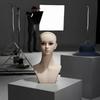 Mannequin Head Bust SkinToneToned Female Smooth Finished