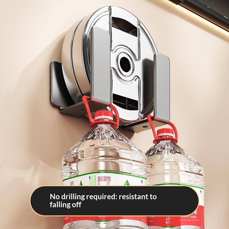 Wandmontage Router Steckdosenleiste Halter Kohlenstoffstahl Multifunktional Wifi Platzierungsregal Platzsparend Bohrlos Wandmontagehalterung