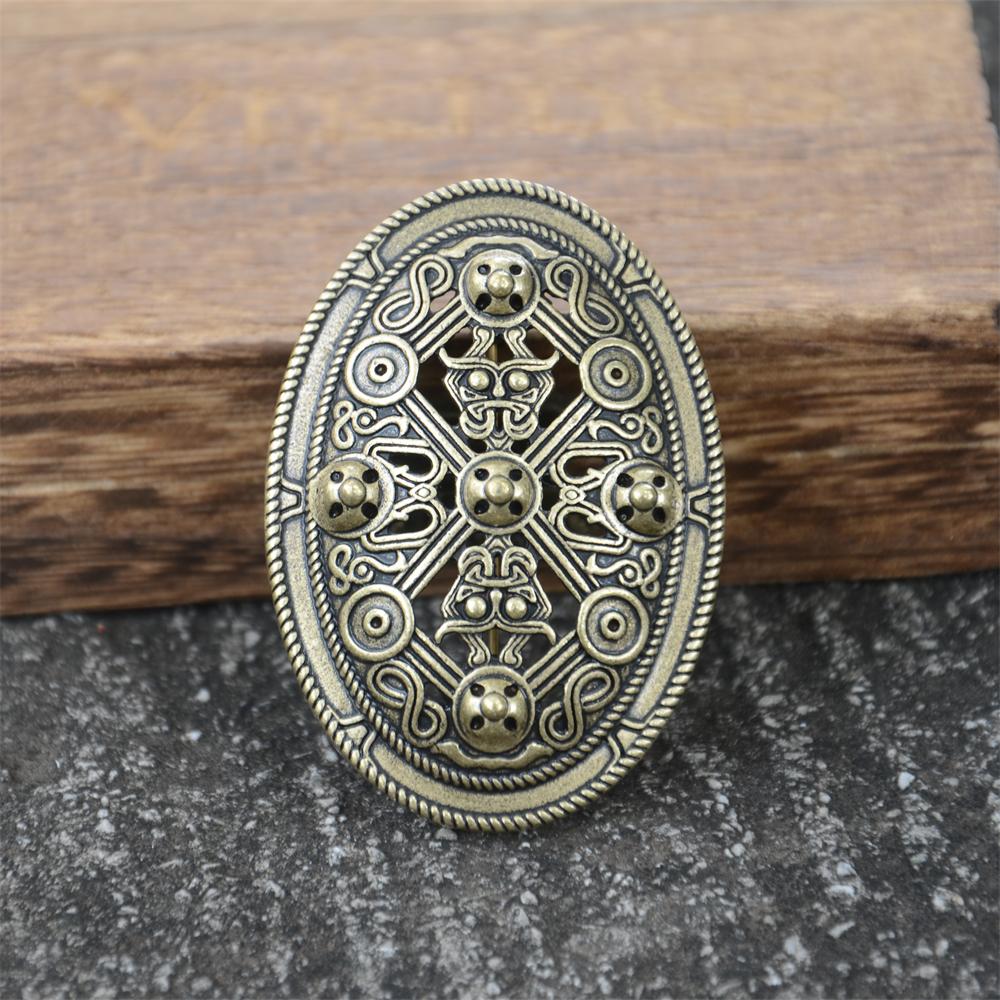 1Pcs Retro Sweden Norse Viking Brooches Jewelry Vintage Norse Talisman for Clothing Shirt Suit