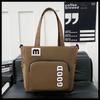 School Bag New High Value Fresh Letter Satchel Couple Light Travel Make-up Class Large Capacity Messenger Bag